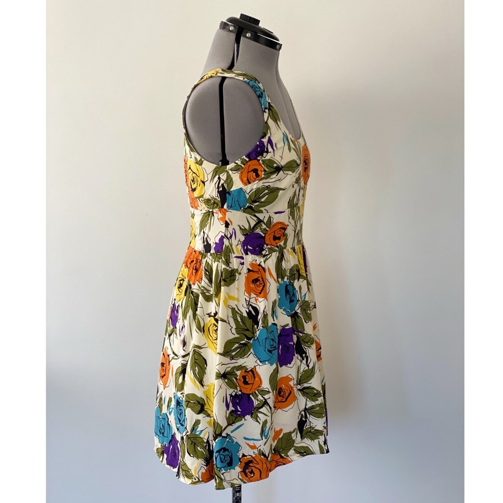 Urban Outfitters - Pins Needles Floral Mini Dress - Size 6 View 5
